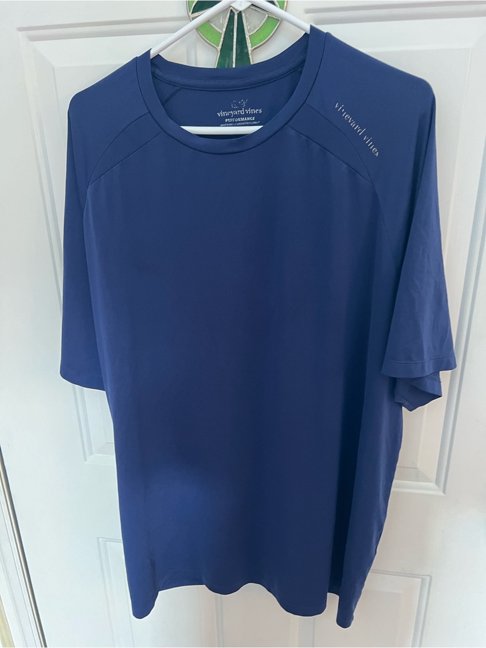 Vineyard Vines Navy Performance Crew Neck Tee